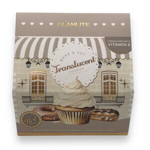NEW Glamlite Bake & Set Translucent Powder 1.26fl.oz / 35g NIB